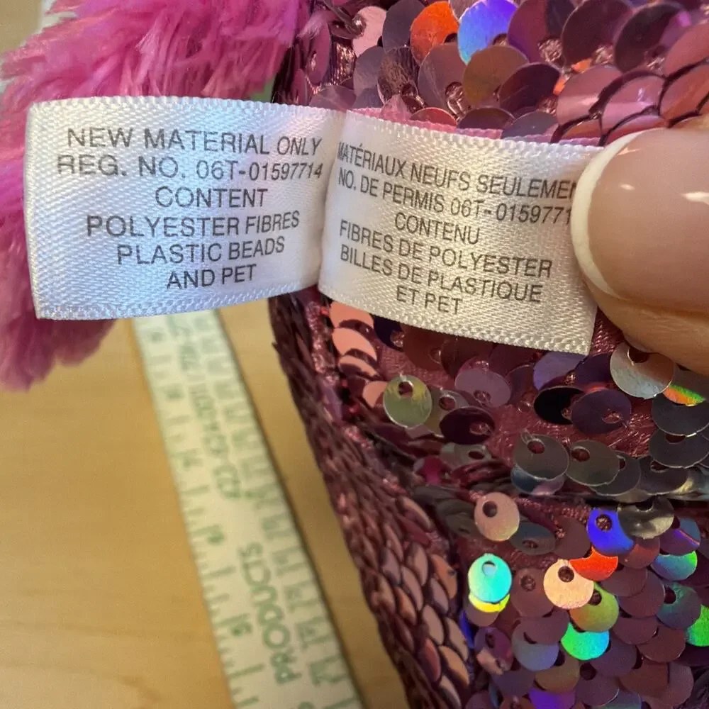 Ty FLIPPABLES Sparkle the Unicorn sequin Glitter Med 10